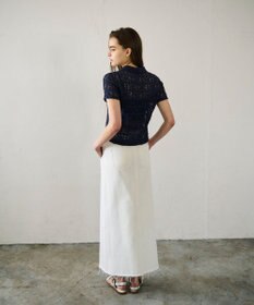 GRACE CONTINENTAL レースカットスキッパートップ