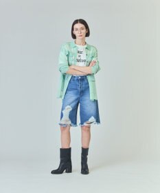 GRACE CONTINENTAL クラッシュハーフパンツ