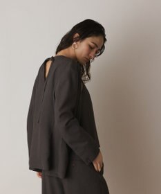 GRACE CONTINENTAL バックシャンノーカラージャケット