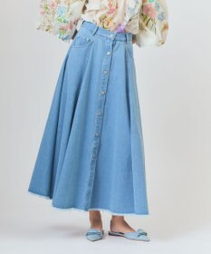 GRACE CONTINENTAL サーキュラーデニムスカート