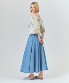 GRACE CONTINENTAL サーキュラーデニムスカート