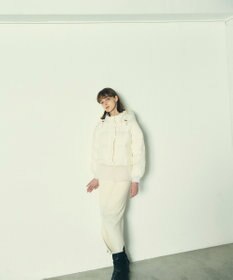 GRACE CONTINENTAL ヘムファーショートダウンジャケット