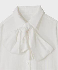 GRACE CONTINENTAL ボウタイシアーシャツ