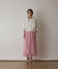 GRACE CONTINENTAL オーガンスパンコールスカート