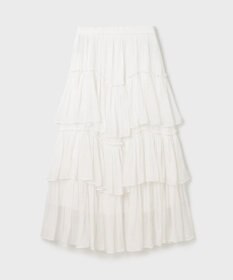 GRACE CONTINENTAL イレギュラーティアードスカート