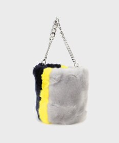 GRACE CONTINENTAL a point etc 配色チェーンバッグ