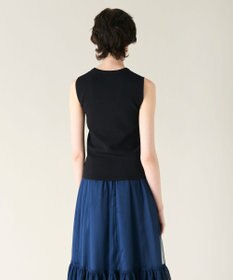 GRACE CONTINENTAL ビジューニットトップ