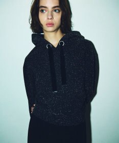 GRACE CONTINENTAL ラメニットパーカー