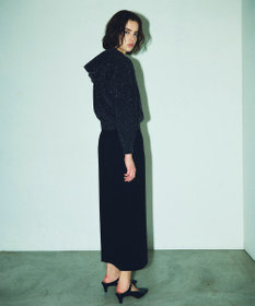 GRACE CONTINENTAL ラメニットパーカー