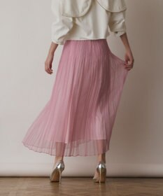 GRACE CONTINENTAL オーガンスパンコールスカート