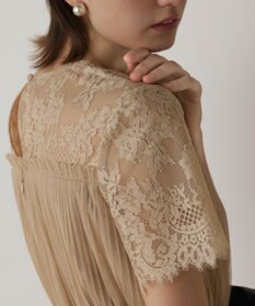 GRACE CONTINENTAL チュールプリーツドレス