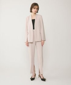 GRACE CONTINENTAL インサイドスリットスリムパンツ