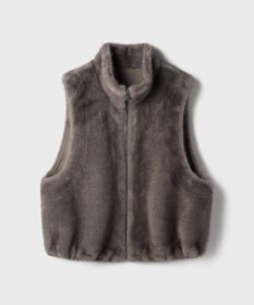 GRACE CONTINENTAL フェイクミンクベスト