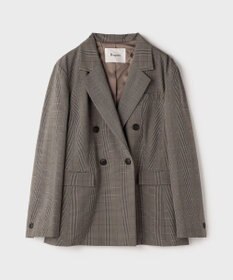 GRACE CONTINENTAL バックベルトダブルジャケット