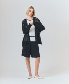 GRACE CONTINENTAL ラインニットノースリーブ