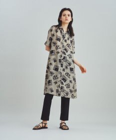 GRACE CONTINENTAL フォトプリントシャツドレス