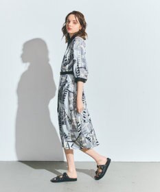 GRACE CONTINENTAL キカヨットプリントワンピース