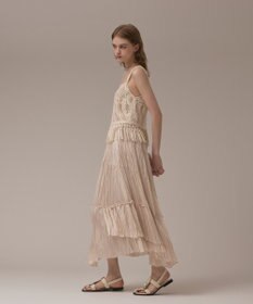 GRACE CONTINENTAL ワッシャープリーツスカート