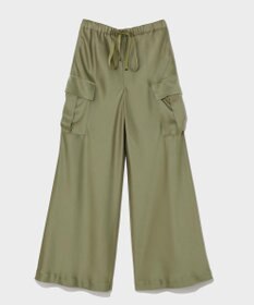 GRACE CONTINENTAL ダブルサテンイージーパンツ