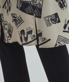 GRACE CONTINENTAL フォトプリントシャツドレス