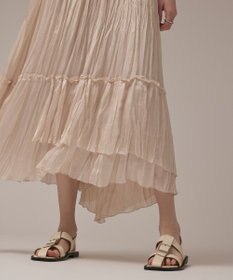 GRACE CONTINENTAL ワッシャープリーツスカート