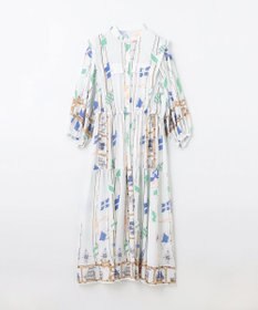 GRACE CONTINENTAL セーラープリントワンピース