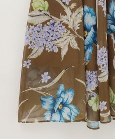 GRACE CONTINENTAL ミモザプリントワンピース