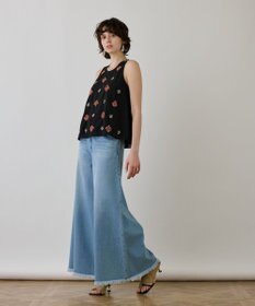 GRACE CONTINENTAL ビジューノースリーブトップ