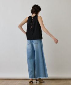 GRACE CONTINENTAL ビジューノースリーブトップ