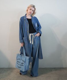 GRACE CONTINENTAL レタードデニムトート