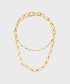 GRACE CONTINENTAL EMERA チェーンネックレス ゴールド