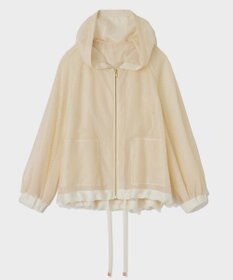 GRACE CONTINENTAL マクラメメッシュフーディー