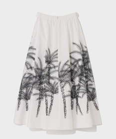 GRACE CONTINENTAL プラージュプリントタックスカート