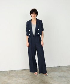 GRACE CONTINENTAL タックワイドパンツ