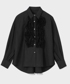 GRACE CONTINENTAL コサージュドレスシャツ