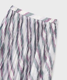 GRACE CONTINENTAL ラメラインプリーツスカート