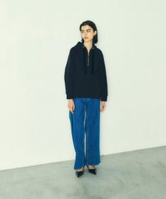 GRACE CONTINENTAL ハーフジップフードトップ