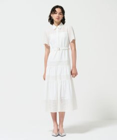 グレースコンチネンタル♡美品 メッシュコンビシャツワンピース / GRACE CONTINENTAL | GRACE