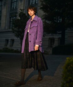 GRACE CONTINENTAL シルクブラックウォッチスカート