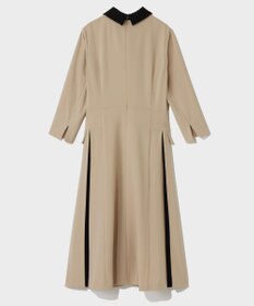 GRACE CONTINENTAL クレリックバイカラーワンピース