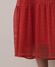 GRACE CONTINENTAL メッシュロングワンピース