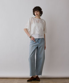 GRACE CONTINENTAL 刺繍ポンチョトップ