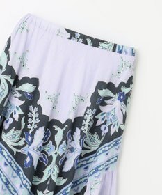 GRACE CONTINENTAL フレームプリントギャザースカート