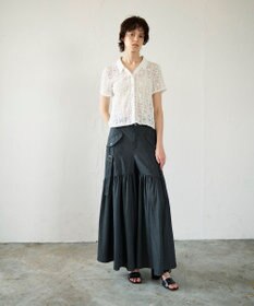 GRACE CONTINENTAL レースカットスキッパートップ