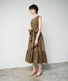 GRACE CONTINENTAL ライトタフタドレス