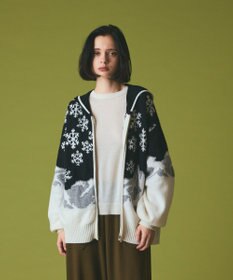 GRACE CONTINENTAL スノージャガードニットフーディ