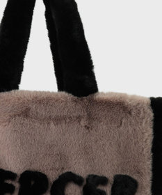 GRACE CONTINENTAL レタードファーバッグ