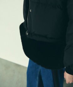 GRACE CONTINENTAL ヘムファーショートダウンジャケット