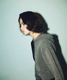 GRACE CONTINENTAL ラメニットパーカー