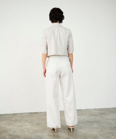 GRACE CONTINENTAL ラップデニムパンツ